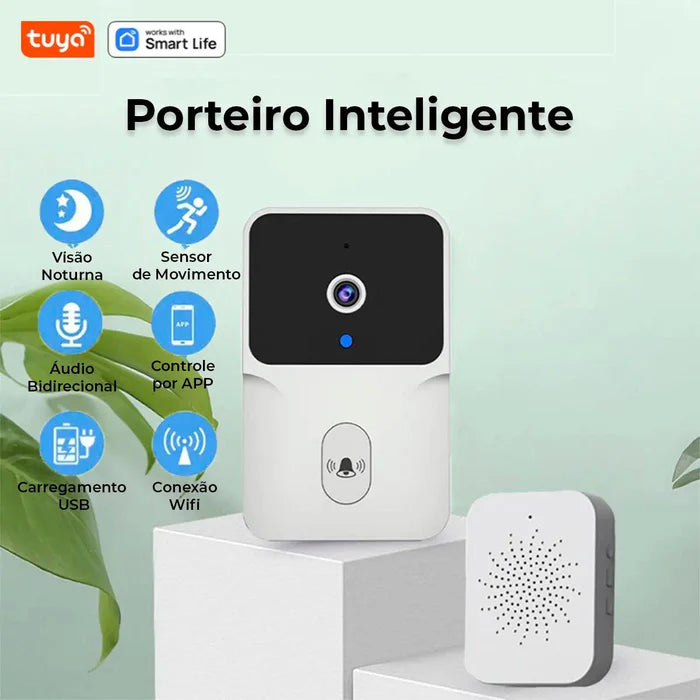 Campainha Inteligente Câmera Wifi